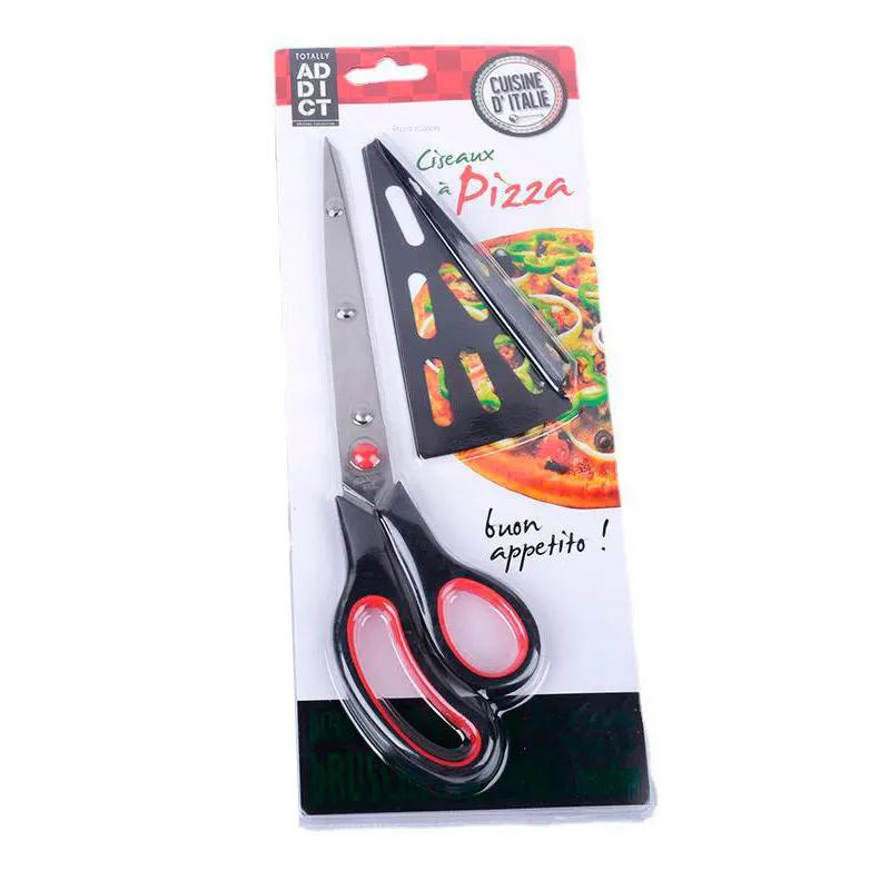 3 In 1 Removable Stainless Steel Pizza Cutting Tools Household Hollow Out Shovels + Scissors Kitchen Sharp Long Cake Knife