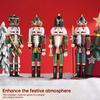 30cm Nutcracker Puppet Soldier Ornament Doll Merry Christmas Decoration Creative Gift Wooden Handicrafts Desktop Cute Ornament