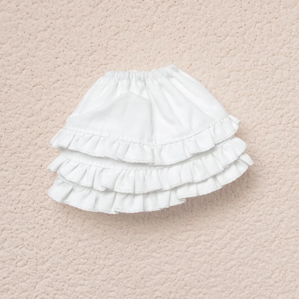 Одежда для Blythe Клетчатая плиссированная юбка Топ без бретелек Тюлевое платье Комплект юбка с оборками для кукол Licca Azones Ob22 Ker YMY аксессуары