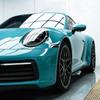 ПЭТ Ультра Глянец Miami Blue Автомобильная Виниловая Пленка для Оклейки Рулон Пленки Кузов Автомобиля Самоклеящаяся Наклейка Авто DIY Декоративные Аксессуары С Воздухоотводом
