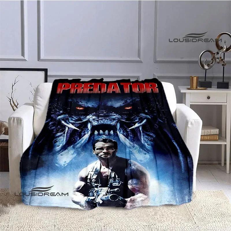 Плед с 3D-печатью Хищник Фланелевый Мягкий и Удобный Домашний Дорожный Плед теплые одеяла постельные принадлежности Подарок на День Рождения