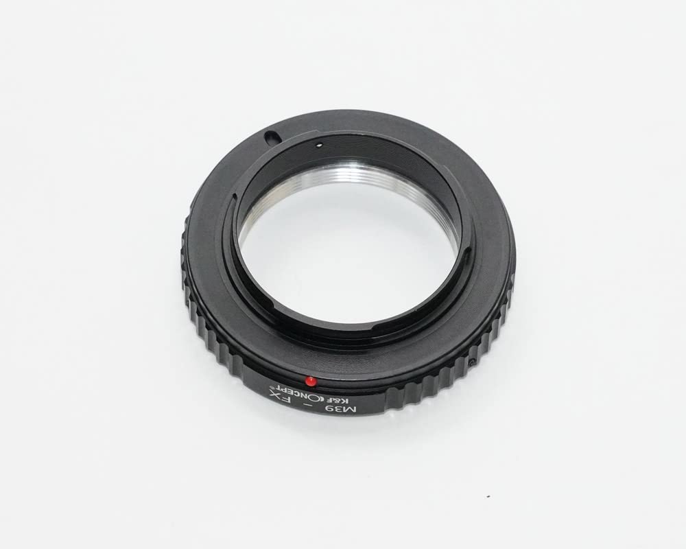 Leica M39 Mount To Fuji X FX Mount Adapter with Lens Cloth K&F M39-fx (KFFX)