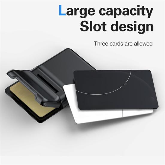 Магнитный держатель для телефона-кошелька с 3 слотами для карт, держатель для карт для iPhone, многофункциональная регулируемая подставка для телефона для чехлов MagSafe