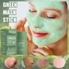 Green Tea Solid Facial Mask Deep Cleaning and Moisturizing Facial Mask  Stick Pore Shrinking Smearing Mud Film Stick
