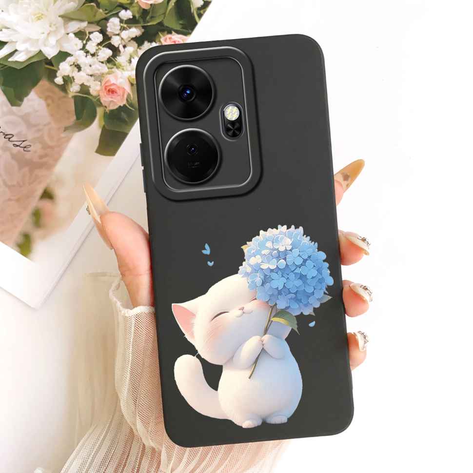 Чехол Для itel P55 Plus Чехол Милый Кот Дракон Чехол-книжка Для itel P 55 P55Plus P55+ P663LN P663L Coque Capa