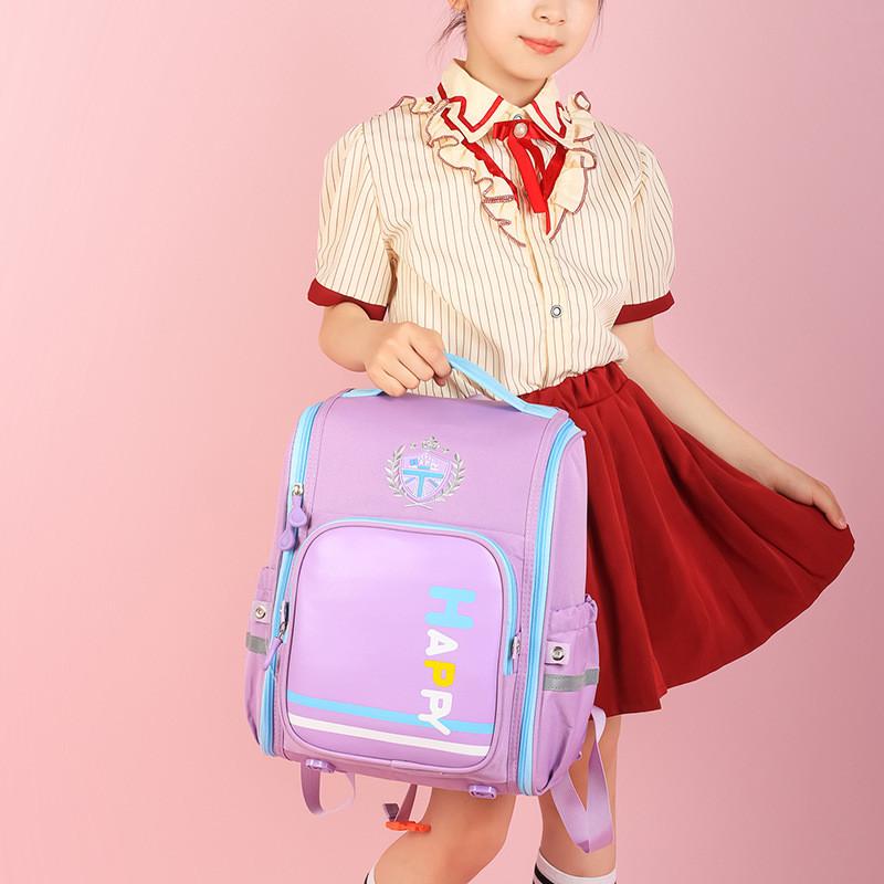 Stylish Large Capacity Backpack For Elementary School Boys And Girls With Comfortable Back Support