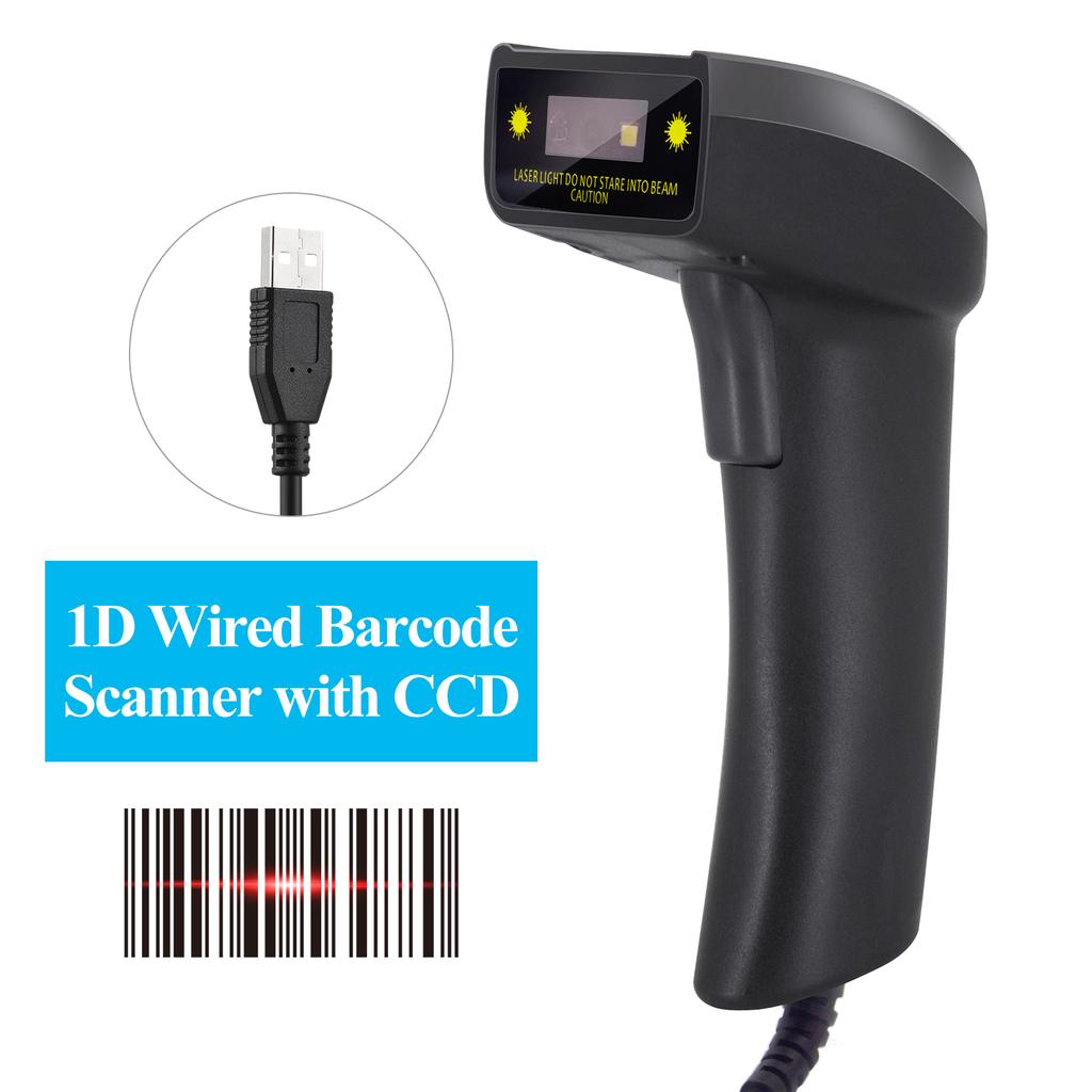 2D Wireless BT+2.4G Barcode Scanner Handheld USB Wired 1D Bar Code Reader Manual Trigger 640*480