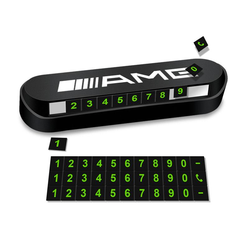 1 шт. Временная парковочная карточка для автомобиля, табличка, значок, стайлинг автомобиля для Mercedes Benz AMG GLE GLS GLC CLA GLB ML C500 C200 C300 W204 W206 W205 W212 W203