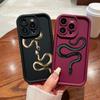 N71 Black Gold Snake Soft Angel Eyes Phone Cases for Samsung A54 A34 A13 A14 S23 S24 Ultra S20 FE Xiaomi Redmi Note 13 12C Shockproof Cover