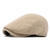 Men and women autumn and winter warm beret painter hat wool knitted cap casual forward hat British newsboy hat
