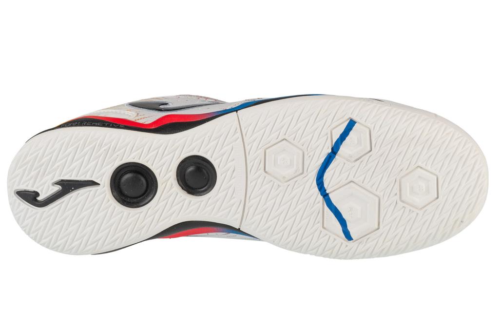 Joma FS Reactive 23 FSW IN, Mens White Indoor Football Trainers