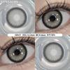 FUNSACHY Color Contacts 1Pair Natural Brown Корейские большие контактные линзы для глаз Красота серые зрачки цветные мягкие линзы ежегодно
