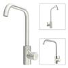 2 Holes Kitchen Faucet 304 Stainless Steel Ceramic Valve Brand New