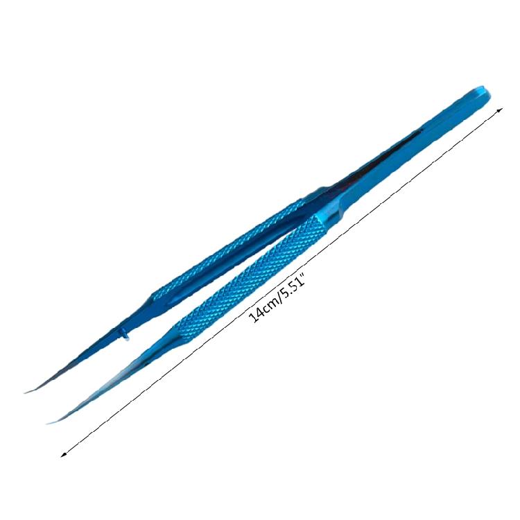 Пинцет из сплава 0,1 мм Прецизионный пинцет для отпечатков пальцев Изогнутый для головки