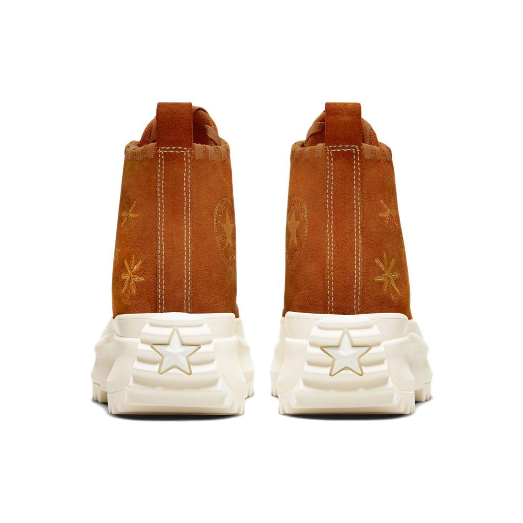 Converse Run Star Hike Platform High Embroidered Floral - Amber Men Sneakers Brown Amber-Sepia Egret A04299C