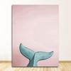 Colorful Pictures For Living Room Home Decor Tropical Plants Nordic s Palm Leaf Flower Orange Cat Wall Art Canvas Painting