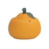 Simulated Orange Ashtray with Lid Heat-resistant Resin Ash Holder Ornament Home Office Outdoor Decorative Ash Tray