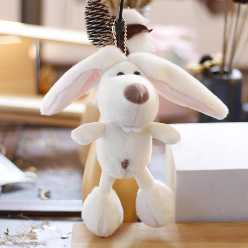 Ins Милая Милая Длинные Уши Собака Подвеска Плюшевая Игрушка Кукла Щенок Сумка Подвесной Брелок