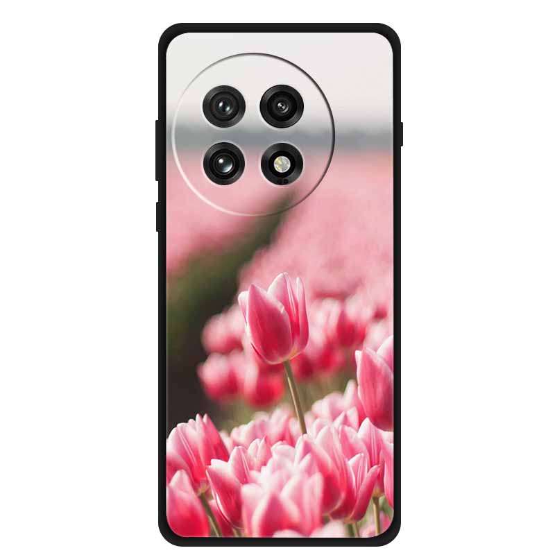 Черный силиконовый чехол для OnePlus 13 5G Чехол Мультяшный кот Мягкая задняя крышка для OnePlus Ace5 5G Ace 5 Pro 13R Чехол для телефона Оболочка Coque