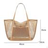 Beach Tote Bag Shoulder Storage for Women Camping Shopping Picnic