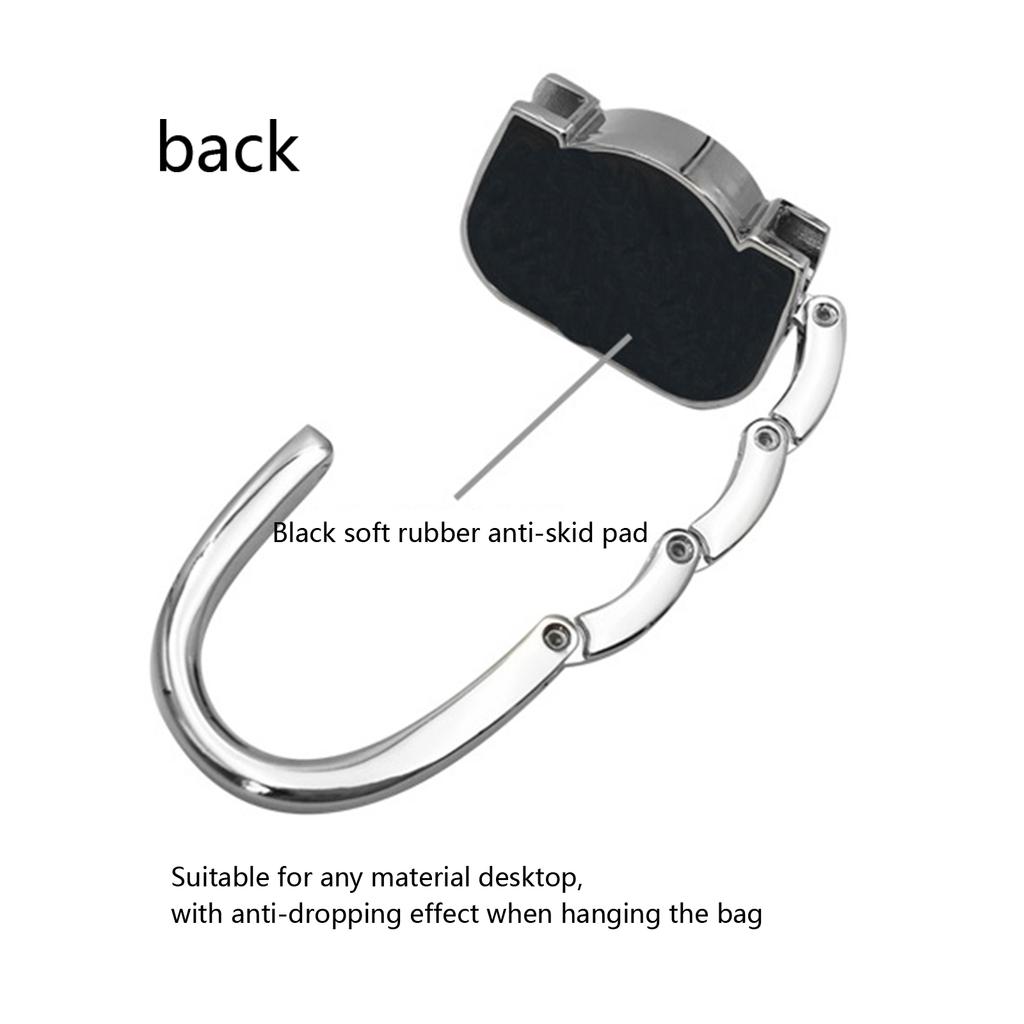 Складной крючок для кошелька, держатель для сумки, переносная вешалка для сумок, крючок для стола, уникальная сумка, украшения, детали, аксессуары, прочный