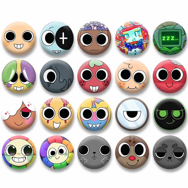 Игровые Персонажи Аксессуары Броши на Одежду Pebble Shelly Bobette Vee Мультяшный Значок Коллекционные Значки на Лацкан Украшения для Фанатов Подарки
