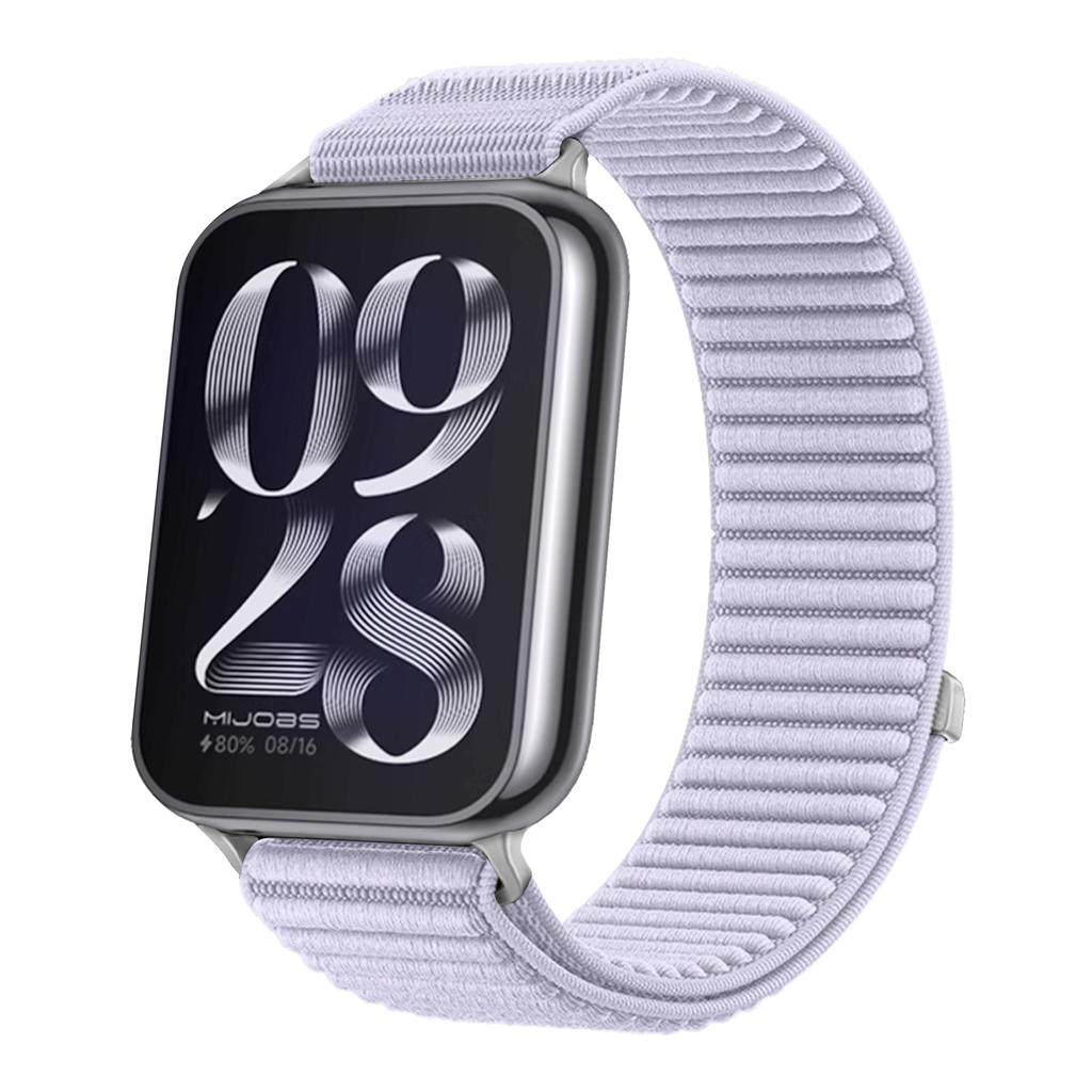 Спортивный плетеный нейлоновый ремешок-петля для Xiaomi Mi Band 9 Pro 8 Pro с металлической пряжкой, дышащий браслет, ремешок для Redmi Watch 6 5 4
