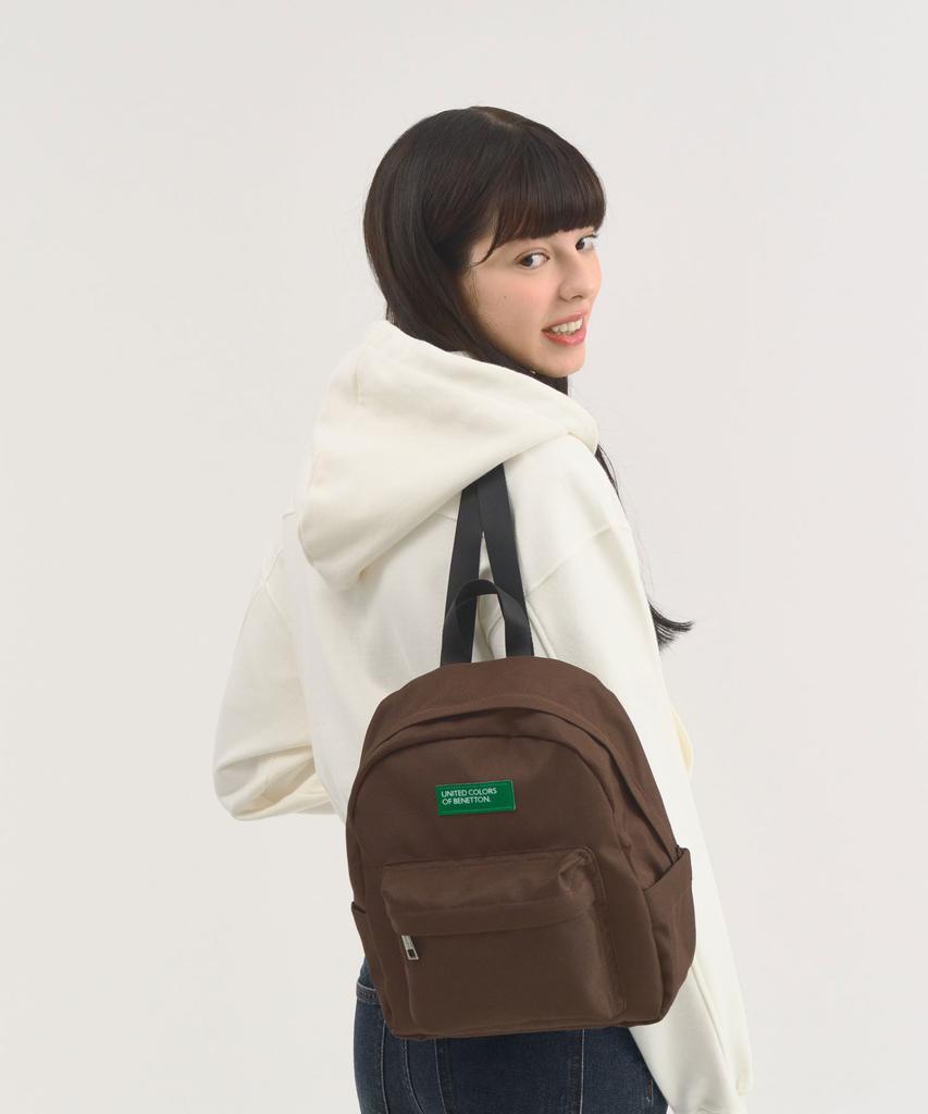 Benetton Яркий Мини-рюкзак - [Коричневый]