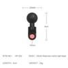 Angled Bolt Head Ram Mount Support Base with 1 Inch 25mm Ball Adapter for Motocycle Rearview Mirror Bracket