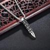 Jewelry Skeleton Alloy Head Male Titanium Steel Necklace Pendant