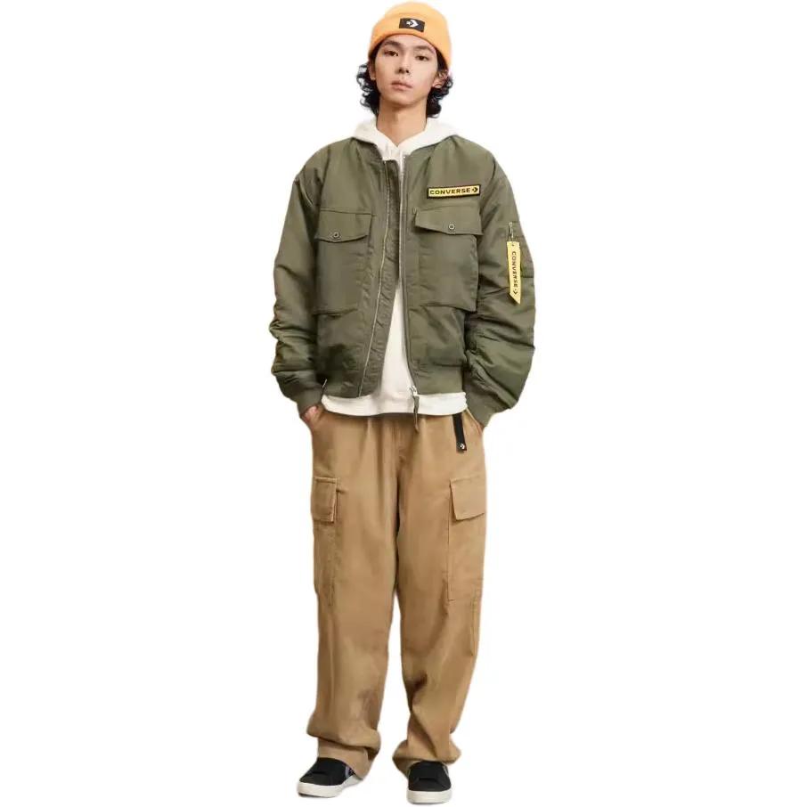 Converse MILITARY PACK Jackets Men's Black Baseball Collar Moderate Workwear (Unisex) Jackets 10023761 A03