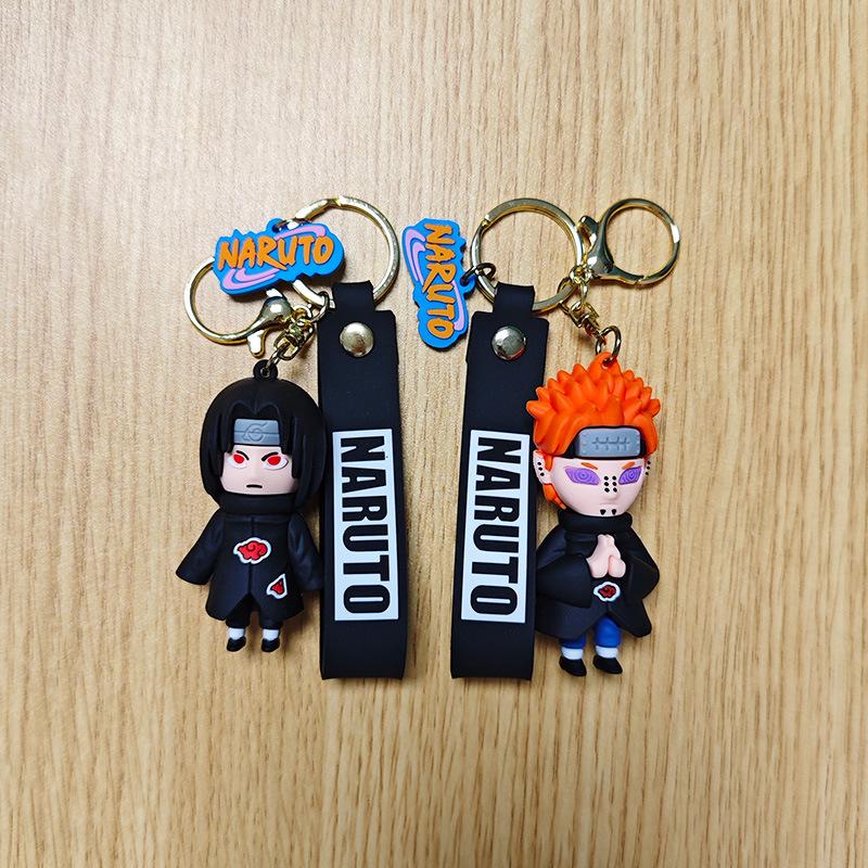 Брелок с персонажем Наруто: Наруто, Хината, Какаши, Саске, Джирайя Кукла-подвеска Брелок