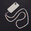Flower Heart Bead Long Crossbody Phone Rope Strap For Iphone For Samsung Huawei Xiaomi Smart Phone Chain Pendant Bag Decoration