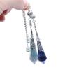 Miao Di Fluorite Crystal Pendant Necklace Adjustable Frequency for Men & Women
