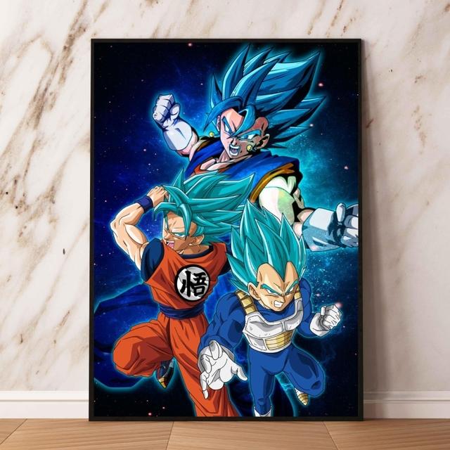Dragon Ball Carot Art Мультипликационный персонаж Изображение на холсте Друг