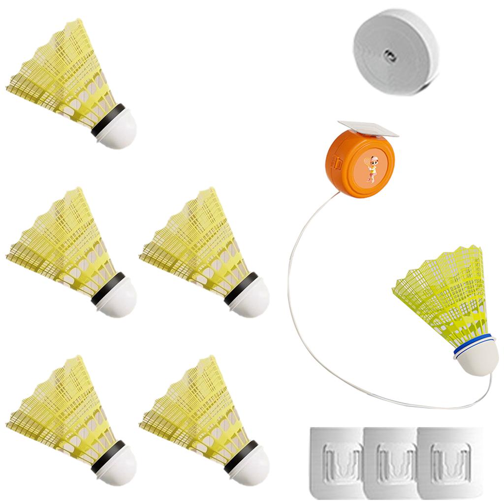 Single Player Badminton Trainer Automatic Rebound Badminton Trainer Self Practice Trainer for Beginners and Amateurs