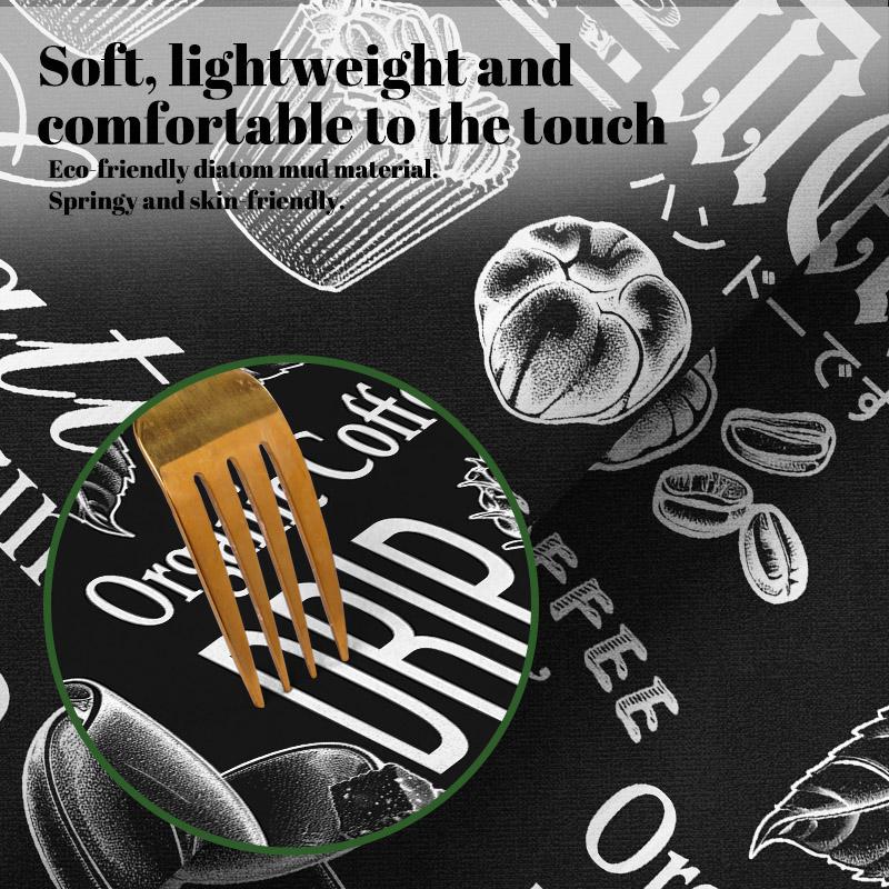 Большой кофейный коврик, подставка для сушки, нескользящие кухонные коврики для сушки посуды, быстросохнущие салфетки для посуды, подставки под кран, столовые приборы, моющиеся