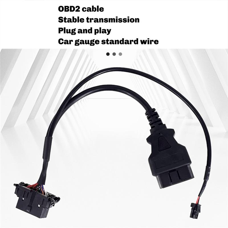 Кабель-обходчик OBD2 Кабель для автомобиля OBD 16-контактный адаптер Кабель OBD2 Для Benz Для 2018- Dodge Cumm RAM HD