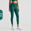 High-Waisted 9/10 Length Leggings Women Tummy Control Butt-Lifting Moisture-Wicking Fitness Pants