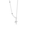 Versatile Four-Pointed Star Pendent Necklace Simple Star Clavicle Chain For Women Girls Trendy Necklace Jewelry Gifts