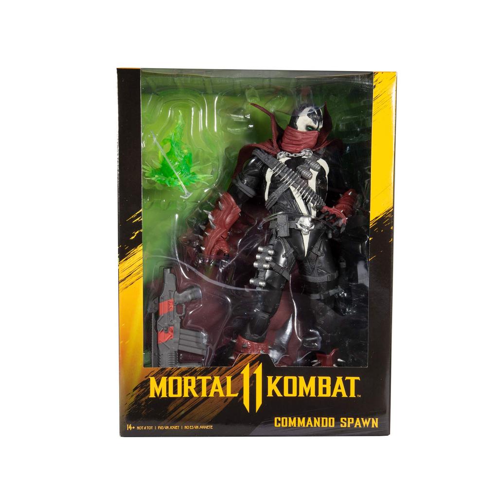 McFarlane Toys Mortal Kombat Commando Spawn Dark Ages Skin Deluxe Фигурка 12"