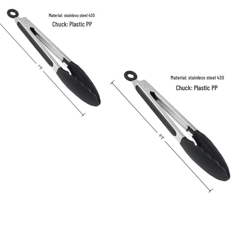 Термостойкие силиконовые зажимы для еды: Инструменты для гриля коммерческого класса для стейка и барбекю