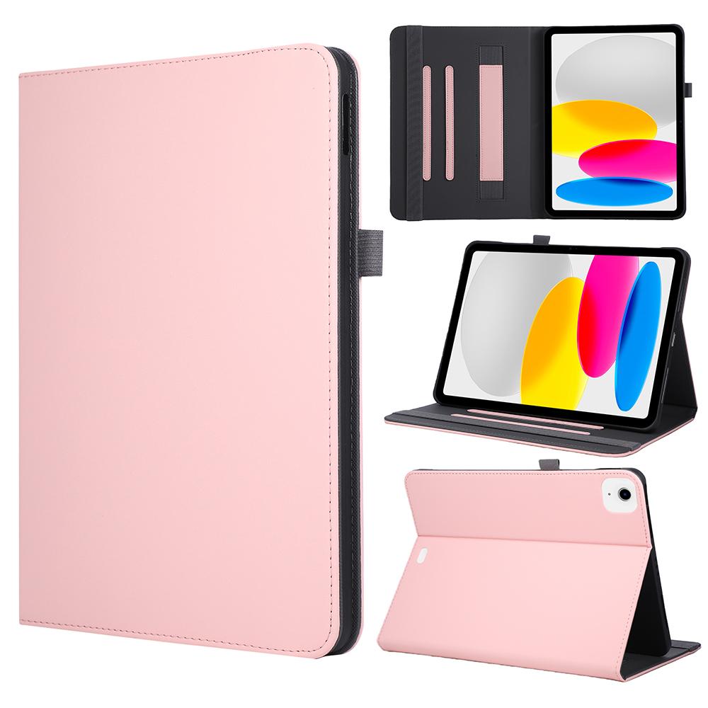 Tablet Case For iPad Air 13 (2025) / (2024) / Pro 12.9 (2022) / (2021) / (2020) Foldable Stand Leather Cover with Handheld Wristband