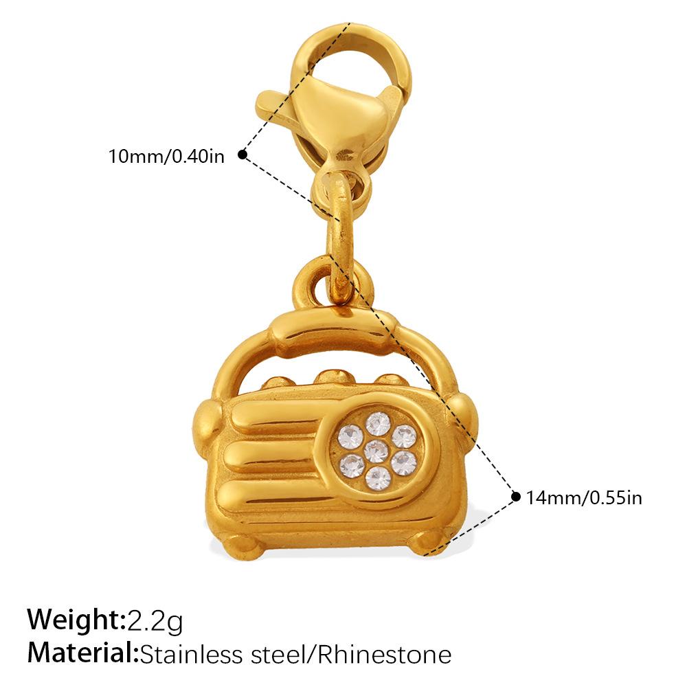 Cute Versatile Camera Envelope Multi-Element Lobster Buckle Pendant Does Not Fade Diy Accessories