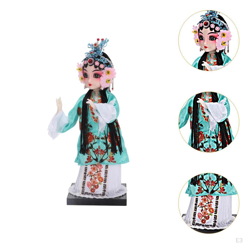22 см Пекинская опера орнамент китайская кукла статуя креативная легкая скульптура для