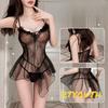 Сексуальное нижнее белье большого размера с высоким вырезом для ног, куколка-боди, прозрачное, с открытой грудью, косплей, эротическое, экстремальное, перфорированное, для взрослых женщин, извращенное эротическое нижнее белье, черное, размеры