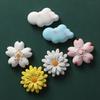 Смола Облако Наклейка на холодильник Маргаритка Магнитная наклейка Креативный магнит Сакура Магнитная наклейка Мультяшный Милый