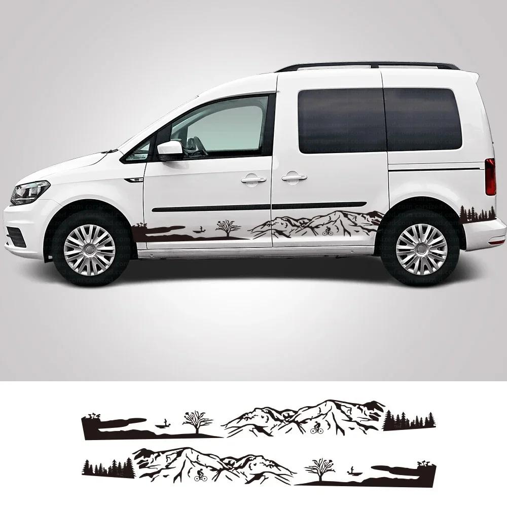 Автомобильные наклейки для Volkswagen VW Caddy MK1 MK2 MK3 MK4 4 3 2 Maxi Kombi Виниловые наклейки Графика для фургона-кемпера Автоаксессуары для тюнинга