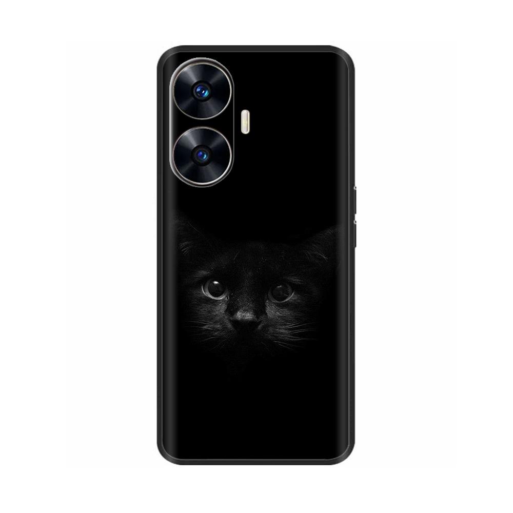 Чехол для телефона Realme C55 Модный Мягкий Жидкий Силикон Полная Защита Задняя Крышка для Realme Narzo N55 Чехол C 55 RMX3710 Fundas