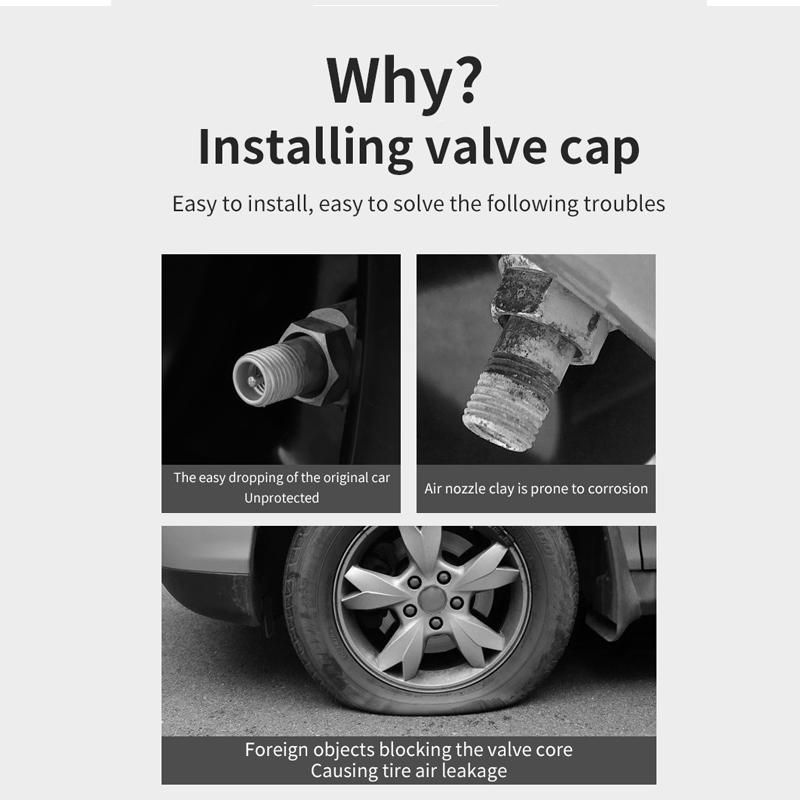 4 шт. Автомобильные светящиеся колпачки для вентилей шин, флуоресцентные ночные светящиеся колпачки для вентилей колес мотоциклов, велосипедов, колес, шин, декор